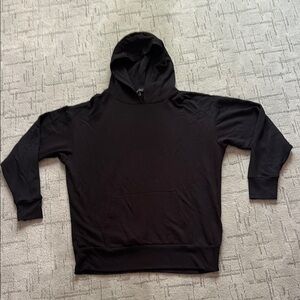 Beyond Yoga oversized Tadasana Fleece Hoodie, Black, XS
